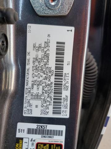 5TFUW5F17DX279795 - 2013 TOYOTA TUNDRA DOUBLE CAB SR5 GRAY photo 12