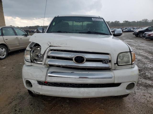 5TBRT34103S335207 - 2003 TOYOTA TUNDRA ACCESS CAB SR5 WHITE photo 5