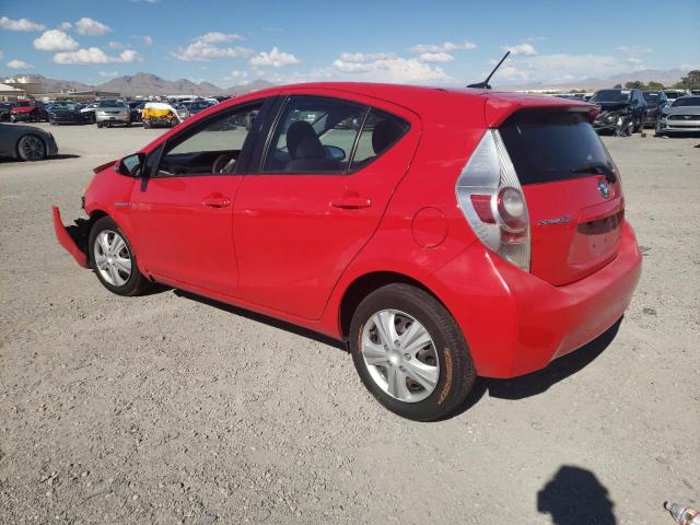 JTDKDTB37D1044597 - 2013 TOYOTA PRIUS C RED photo 2