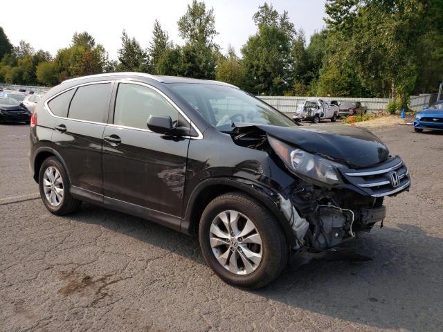 JHLRM3H73CC008971 - 2012 HONDA CR-V EXL BLACK photo 4