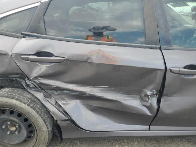 19XFC2F52JE011896 - 2018 HONDA CIVIC LX GRAY photo 10