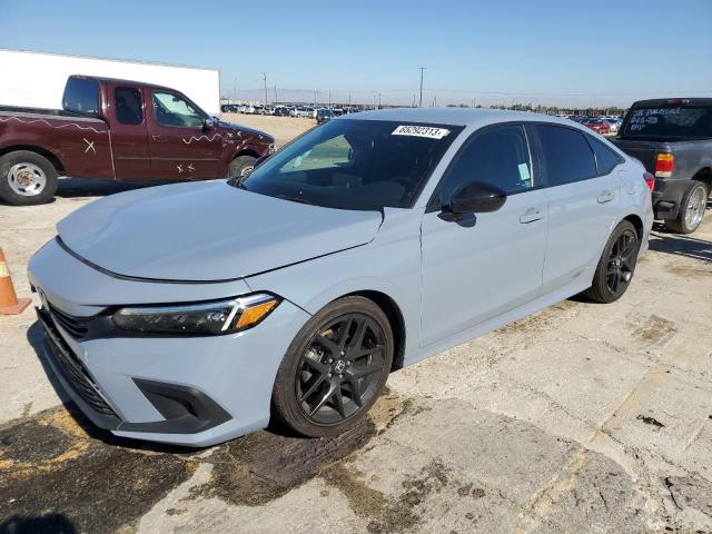 2HGFE2F5XNH565922 - 2022 HONDA CIVIC SPORT GRAY photo 1