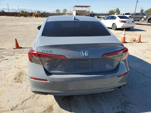 2HGFE2F5XNH565922 - 2022 HONDA CIVIC SPORT GRAY photo 6