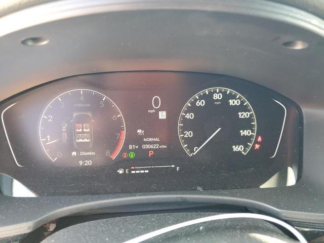 2HGFE2F5XNH565922 - 2022 HONDA CIVIC SPORT GRAY photo 9