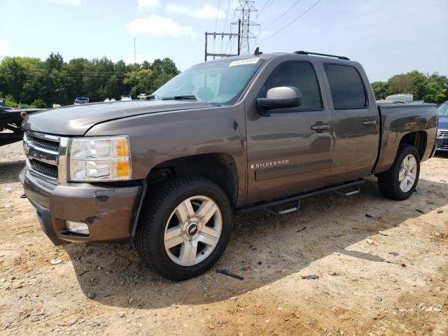 2GCEK13M671626767 - 2007 CHEVROLET SILVERADO K1500 CREW CAB BROWN photo 1