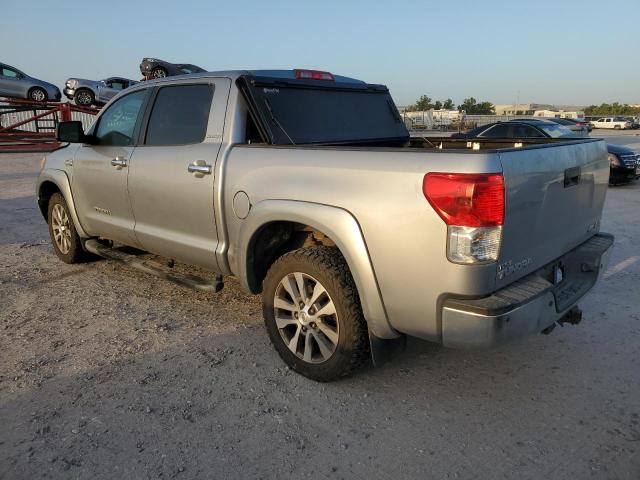 5TFHW5F11AX097961 - 2010 TOYOTA TUNDRA CREWMAX LIMITED SILVER photo 2