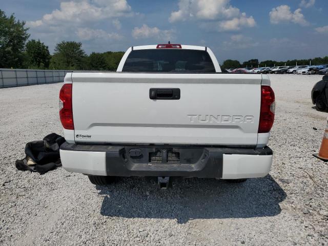 5TFRY5F16LX264963 - 2020 TOYOTA TUNDRA DOUBLE CAB SR/SR5 WHITE photo 6