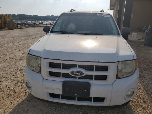 1FMCU49339KD10436 - 2009 FORD ESCAPE HYBRID WHITE photo 5