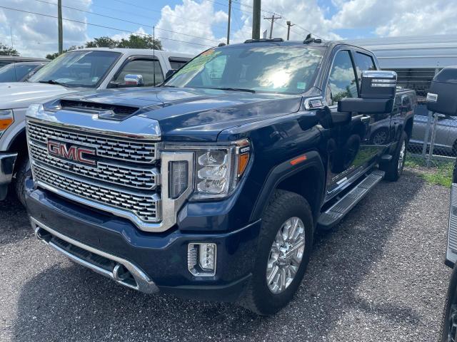 1GT49WEY7NF194927 - 2022 GMC SIERRA K3500 DENALI BLUE photo 2