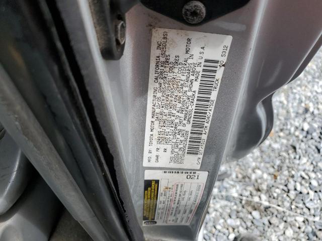 5TETU62N56Z166228 - 2006 TOYOTA TACOMA PRERUNNER ACCESS CAB SILVER photo 12