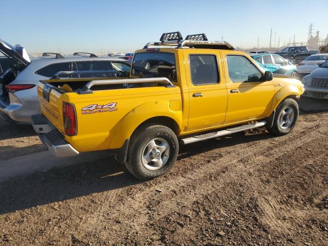 1N6MD27Y72C369045 - 2002 NISSAN FRONTIER CREW CAB SC YELLOW photo 3