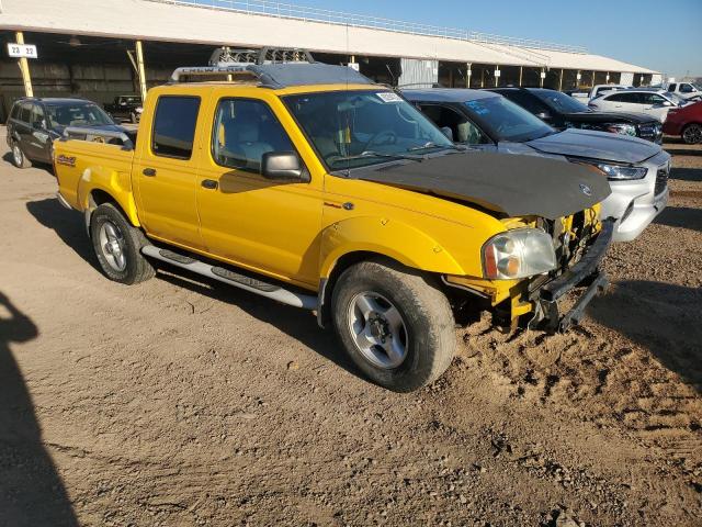 1N6MD27Y72C369045 - 2002 NISSAN FRONTIER CREW CAB SC YELLOW photo 4