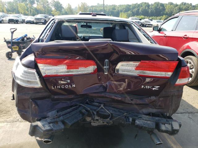 3LNHL2GC7BR756848 - 2011 LINCOLN MKZ BURGUNDY photo 6