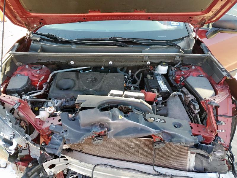 2T3H1RFVXMW169421 - 2021 TOYOTA RAV4 LE RED photo 12