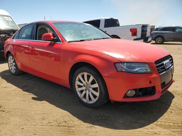 WAUSF78K19N019241 - 2009 AUDI A4 PREMIUM PLUS RED photo 4