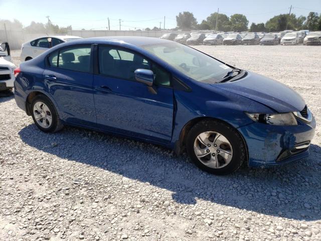 19XFB2F55FE091592 - 2015 HONDA CIVIC LX BLUE photo 4