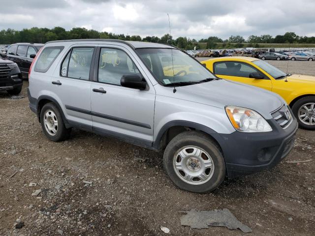 SHSRD68505U307233 - 2005 HONDA CR-V LX SILVER photo 4