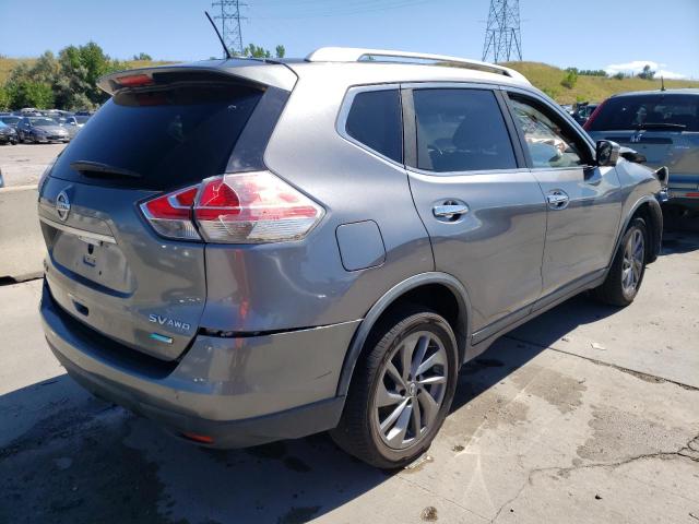 KNMAT2MV0GP722101 - 2016 NISSAN ROGUE S GRAY photo 3