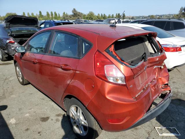 3FADP4EJ6KM118002 - 2019 FORD FIESTA SE RED photo 2