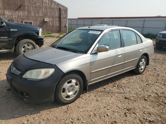 JHMES966X5S000176 - 2005 HONDA CIVIC HYBRID SILVER photo 1