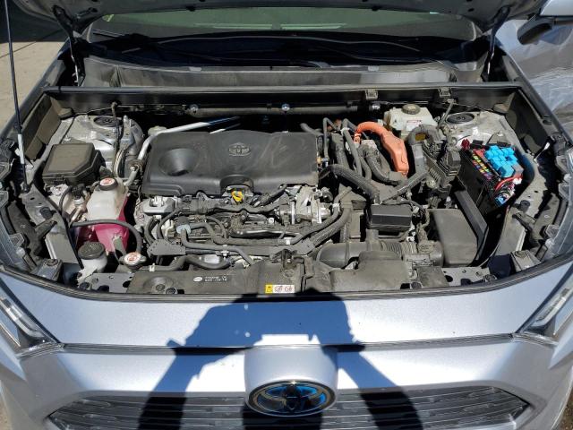 JTMR6RFV4MD020845 - 2021 TOYOTA RAV4 XLE SILVER photo 12
