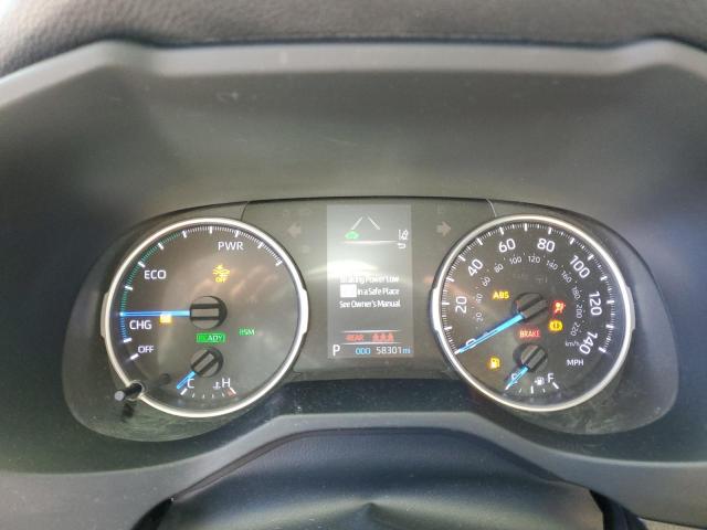 JTMR6RFV4MD020845 - 2021 TOYOTA RAV4 XLE SILVER photo 9