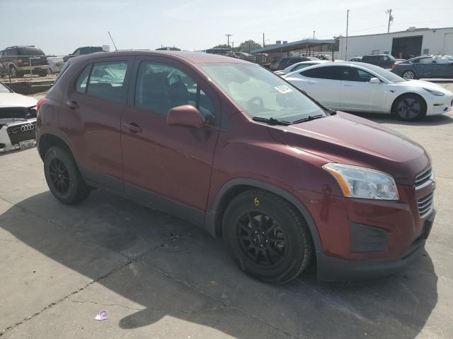 3GNCJKSB4GL212845 - 2016 CHEVROLET TRAX LS BURGUNDY photo 4