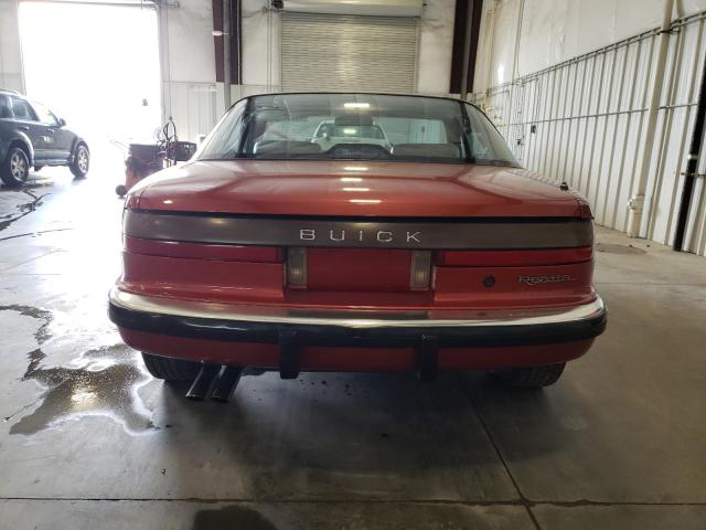 1G4EC11CXKB901746 - 1989 BUICK REATTA RED photo 6