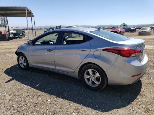 5NPDH4AE7FH587272 - 2015 HYUNDAI ELANTRA SE SILVER photo 2