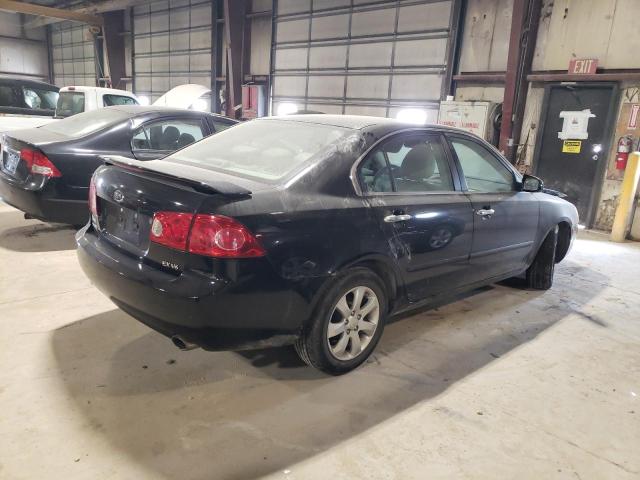 KNAGE124675142403 - 2007 KIA OPTIMA LX BLACK photo 3