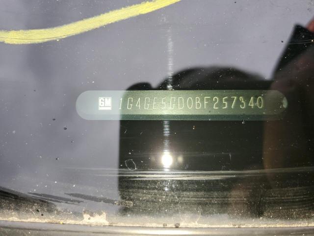 1G4GE5GD0BF257340 - 2011 BUICK LACROSSE CXS BLACK photo 10