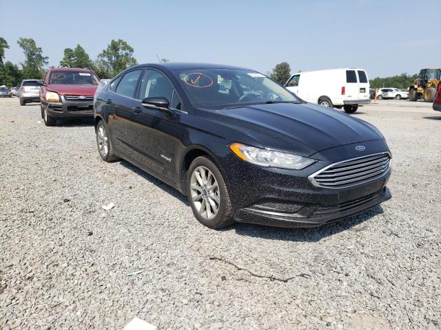 3FA6P0LU0HR319484 - 2017 FORD FUSION SE HYBRID CHARCOAL photo 4