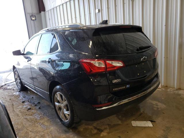 3GNAXXEU1JL150893 - 2018 CHEVROLET EQUINOX PREMIER BLACK photo 2