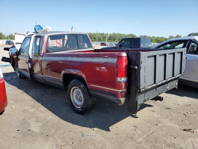 2GTFC29K4K1550889 - 1989 GMC SIERRA C2500 MAROON photo 2