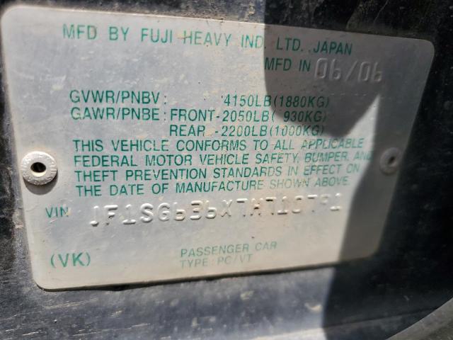 JF1SG636X7H710791 - 2007 SUBARU FORESTER 2.5X BLACK photo 13