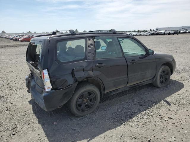 JF1SG636X7H710791 - 2007 SUBARU FORESTER 2.5X BLACK photo 3
