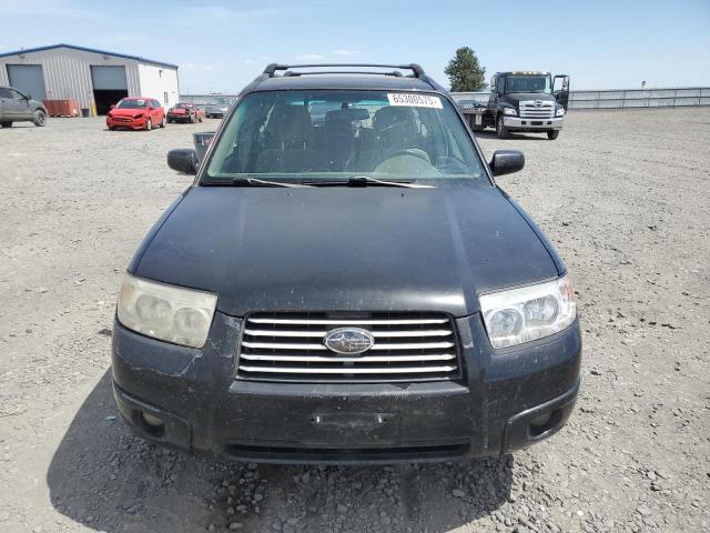 JF1SG636X7H710791 - 2007 SUBARU FORESTER 2.5X BLACK photo 5