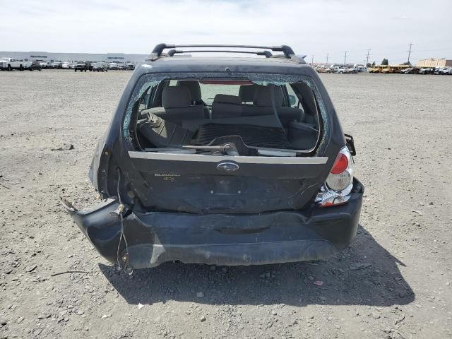 JF1SG636X7H710791 - 2007 SUBARU FORESTER 2.5X BLACK photo 6