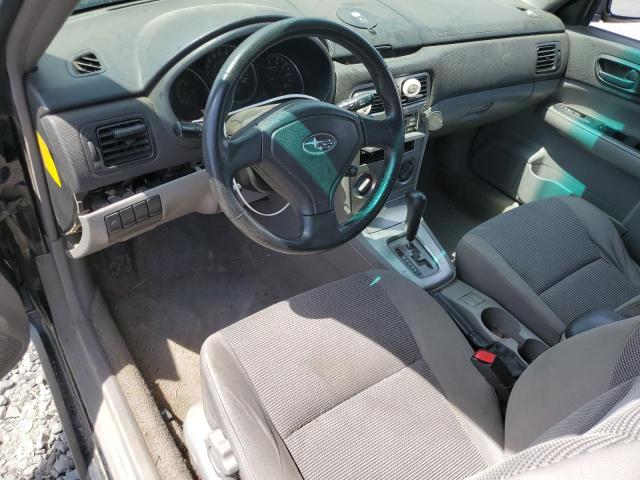 JF1SG636X7H710791 - 2007 SUBARU FORESTER 2.5X BLACK photo 8