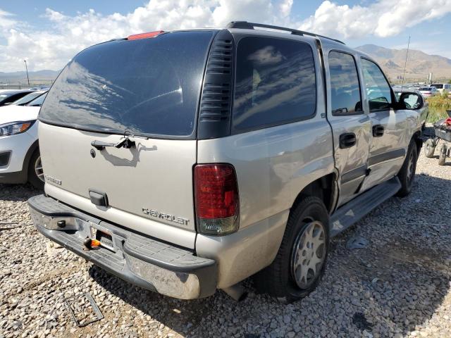 1GNEK13T24R105126 - 2004 CHEVROLET TAHOE K1500 BEIGE photo 3