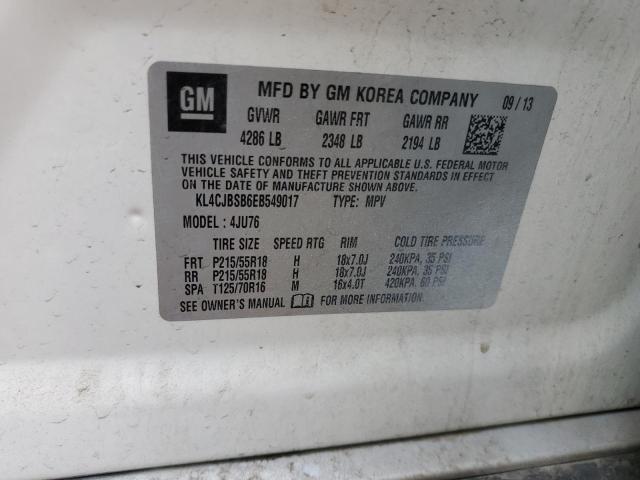 KL4CJBSB6EB549017 - 2014 BUICK ENCORE CONVENIENCE Ağ foto 12