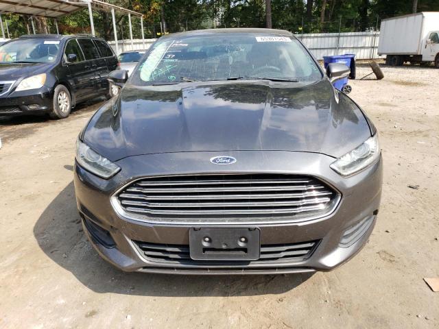 3FA6P0H79GR224603 - 2016 FORD FUSION SE GRAY photo 5