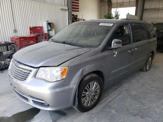 2C4RC1CG5DR647597 - 2013 CHRYSLER TOWN & COU TOURING L SILVER photo 1