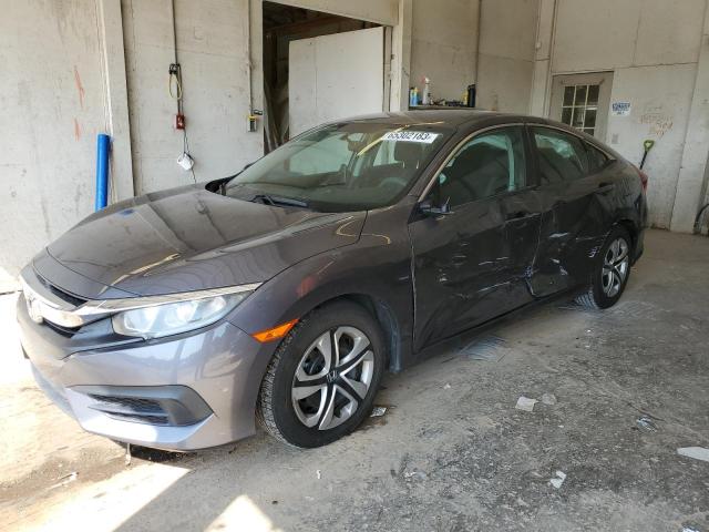 2HGFC2F58GH502018 - 2016 HONDA CIVIC LX GRAY photo 1