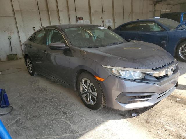 2HGFC2F58GH502018 - 2016 HONDA CIVIC LX GRAY photo 4