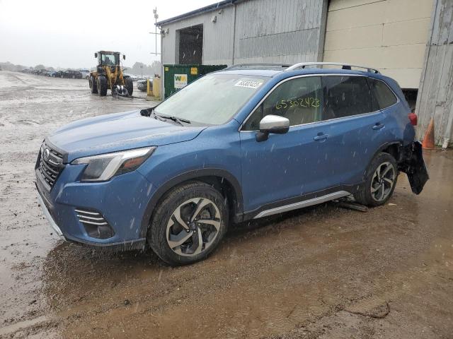 JF2SKARC0NH483506 - 2022 SUBARU FORESTER TOURING 蓝色 照片 1