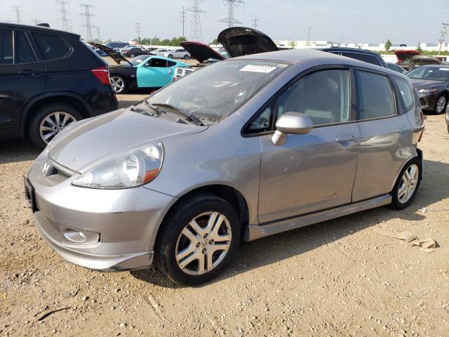 JHMGD376X7S063151 - 2007 HONDA FIT S SILVER photo 1