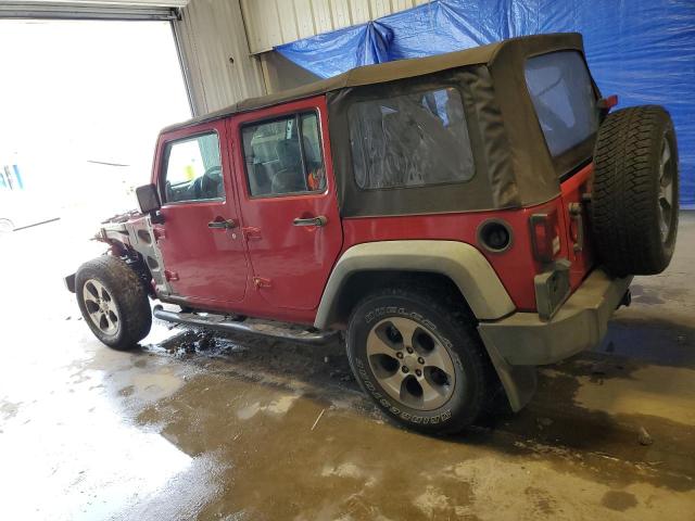 1J4GB39168L551222 - 2008 JEEP WRANGLER U X RED photo 2