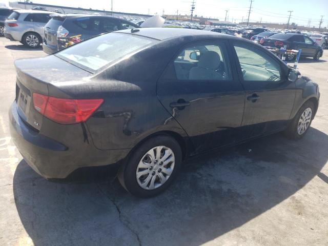 KNAFU4A29A5238243 - 2010 KIA FORTE EX BLACK photo 3