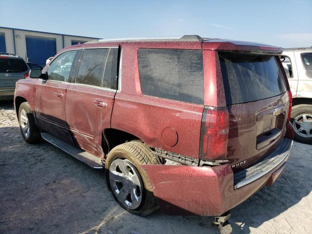 1GNSCCKCXJR365752 - 2018 CHEVROLET TAHOE C1500 PREMIER RED photo 2